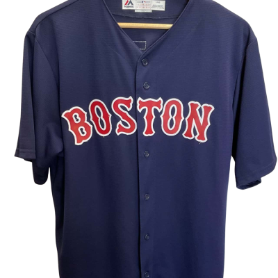 Boston Red Sox Ortiz 34 Home Jersey By Majestic Size Large