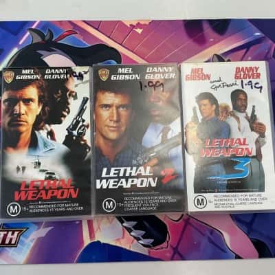 Lethal Weapon 1,2 and 3 VHS