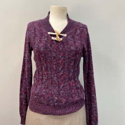 Seed Womens  Size 9-10 Lightweight knit Jumper Multicoloured 