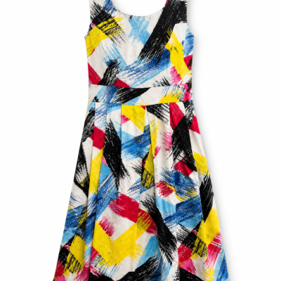 Timeless by Vanessa Tong Womens Size 10 Multicolour Print Dress