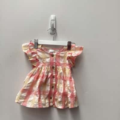 Kmart Kids Size 00 Top Pattern / Pink  / Yellow 