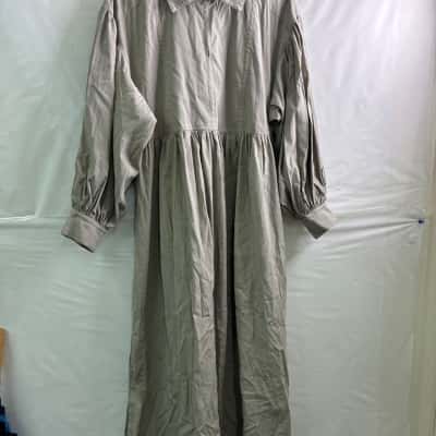 Brave + True Womens Size L Maxi Dress Grey BNWT