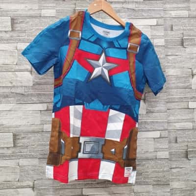  Super Tee Kids Size 12 Pull Away Marvel Top