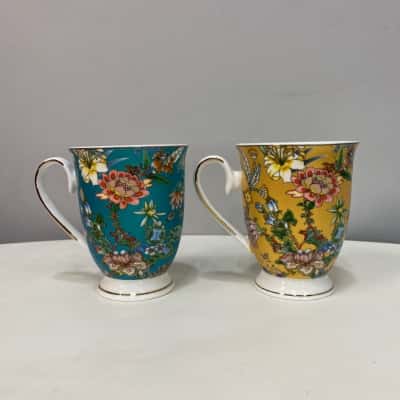 Peipocron Fine Bone China Mugs