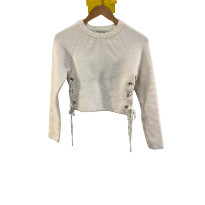 BNWT Miss Shop Womens  Size XS Sweatshirt White 