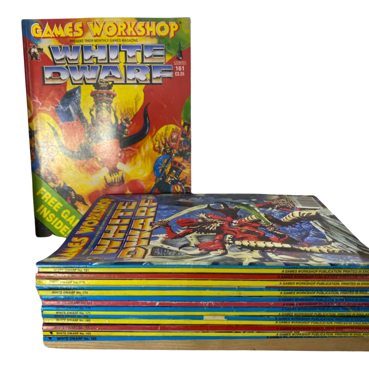 Lot De Magazines De Jeux : White Dwarf N°160 & 161, Ravage N°37 - Warhammer & Stratégie - Neufs