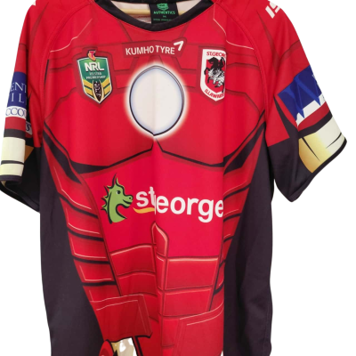 NRL St George Illawarra Dragons Mens  Size XXXL Jersey 