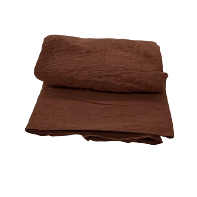 Brown Crepe Fabric 110 x 258 cm             Fab2