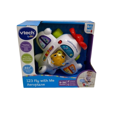 VTech Baby 123 Fly With Me Aeroplane 