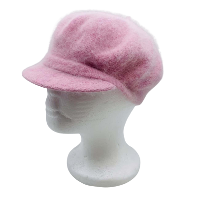 Miss Understood Angora Wool Pink Kids Cap 21 cm