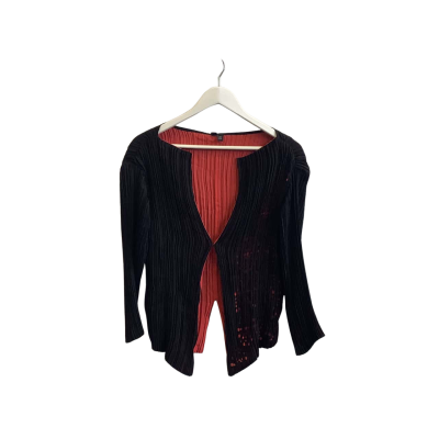 Brand New Taking Shape Women Plus Size 16 Cardigan Black Pomengranate