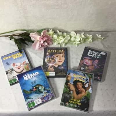 Collection of 5 Assorted Children’s DVDs (new)