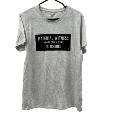 MATERIAL WITNESS T-SHIRT SIZE L