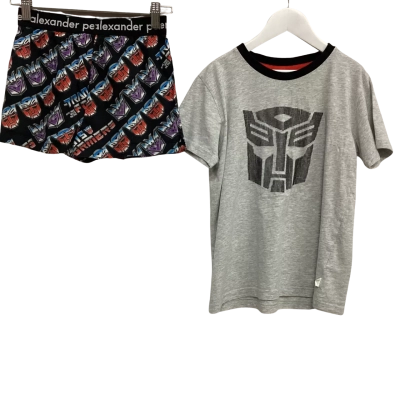 Peter Alexander Kids  Size 10 Pyjamas Black  / Grey 
