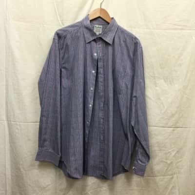 Henry Bucks Mens Size 43 Long Sleeve Shirt 