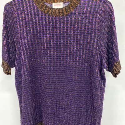 Gorman Womens  Size 12 Short Sleeve Top Multicoloured 