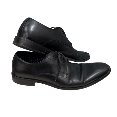 Wild Rhino Black Leather Shoes. Size 9