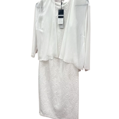 Jesse Harper Womens  Size 8 White Dress With White Jacket 
