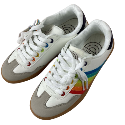 Little Bird by Jools Oliver Size 1 Kids rainbow design shoes BNWT