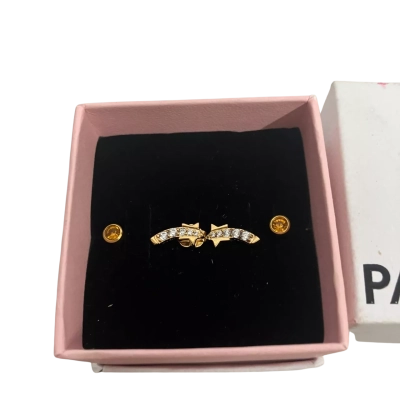 Pandora Shooting Star Pave Stud Earrings 