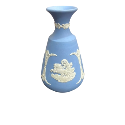 Wedgewood Jasperware Blue Posy Vase 