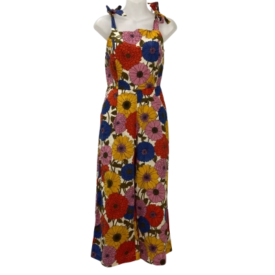 Princess Highway - Womens Linen / Cotton Blend Jumpsuit - Size 6 - Multicoloured 