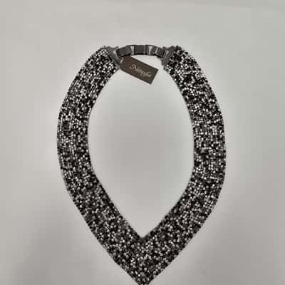  Womens "Natasha" V Neck Necklace, Bracelet and Earrings Set 