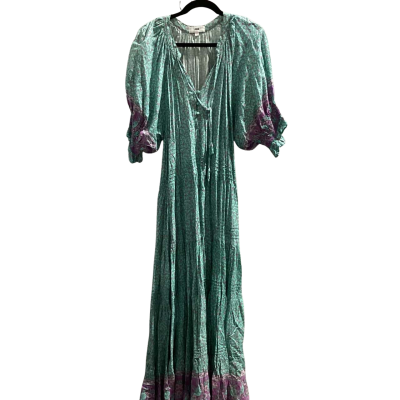 Jaase Summer / Spring Women's  Size L Maxi Dress Blue / Floral 