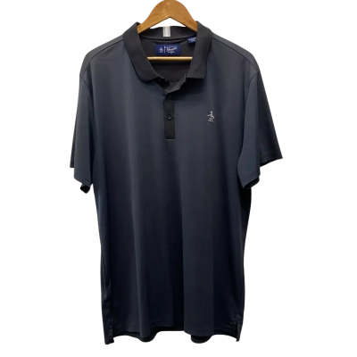 Penguin Mens  Size XXL Short Sleeve T-shirt Black  