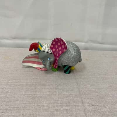 Disney Britto Dumbo Elephant W Glitter Bling Figurine 