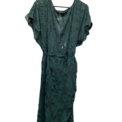 Forever New Womens  Size 16 Midi Dress Green 