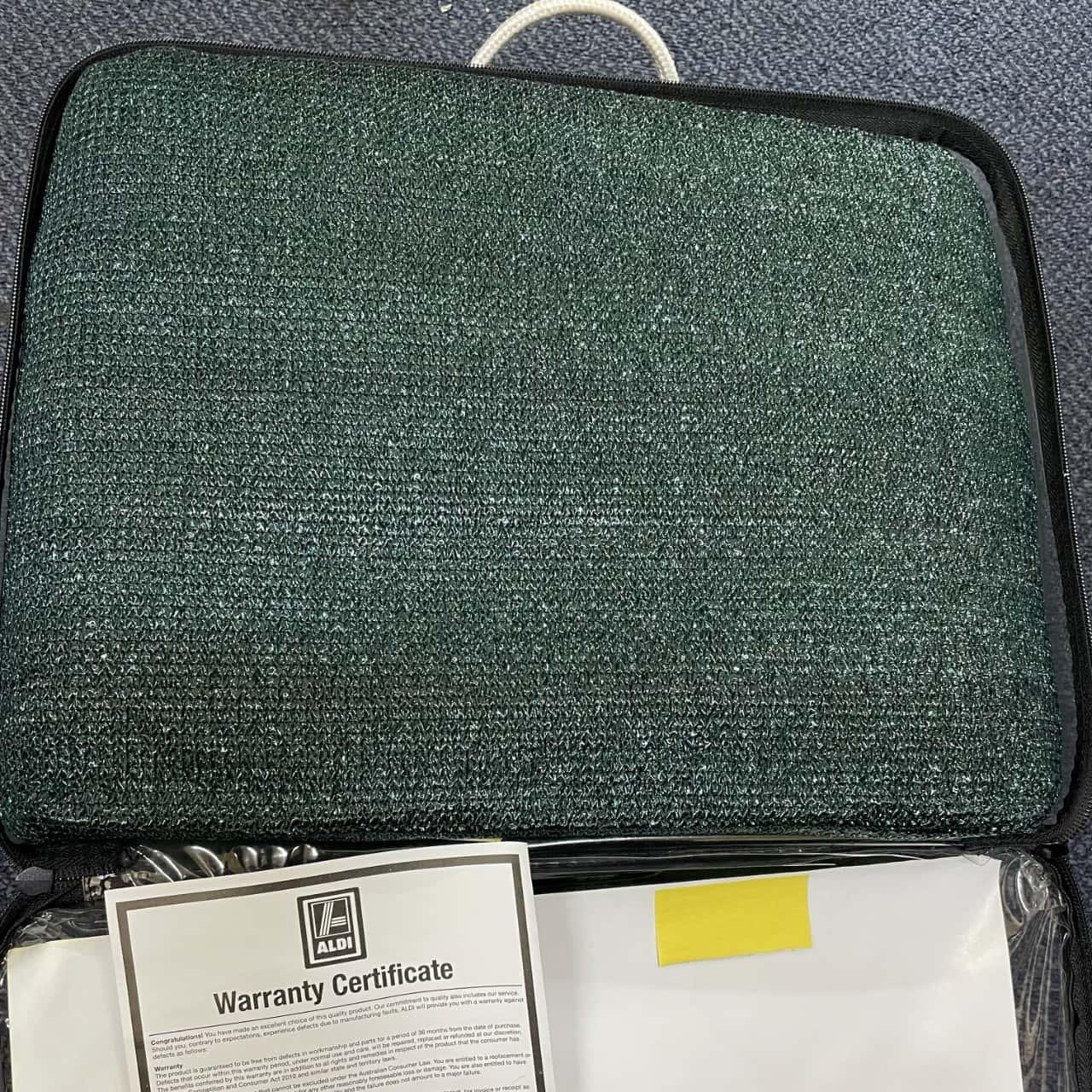 Gardenline Square shade sail 3.6m x 3.6 m