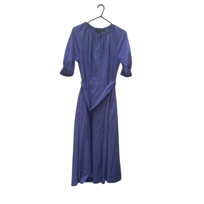 Women’s David Lawrence  Size 10 Midi Dress With Belt Blue 