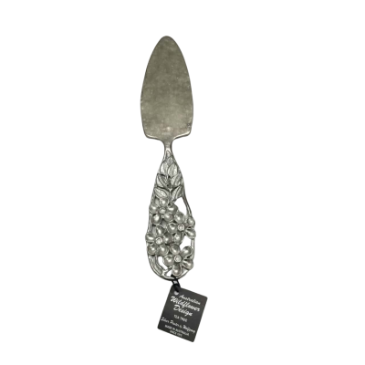 Wolfgang Schulze Silver Pewter Tea Tree Cake Server - Made In Australia