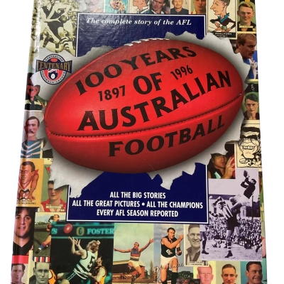 100 years of Australian Football. 1897- 1996
