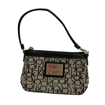 Calvin Klein Womens Mini Shoulder Bag Beige / Brown 