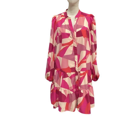 House of Sienna  Size 10 Long Sleeve Dress Pink  