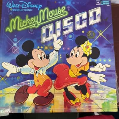 Vintage 1979 Mickey Mouse Disco Vinyl Record 