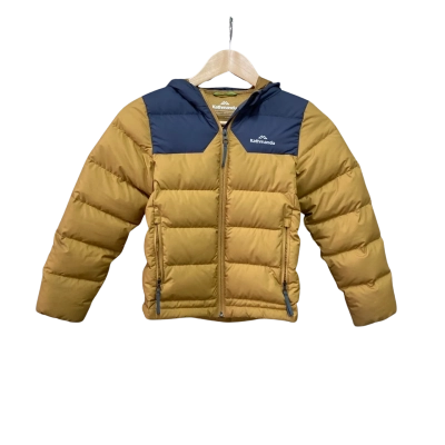 Kathmandu Kids  Size 8 Puffer Jacket Mustard 