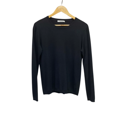 Maxmara Womens  Size M Long Sleeve Top Black  