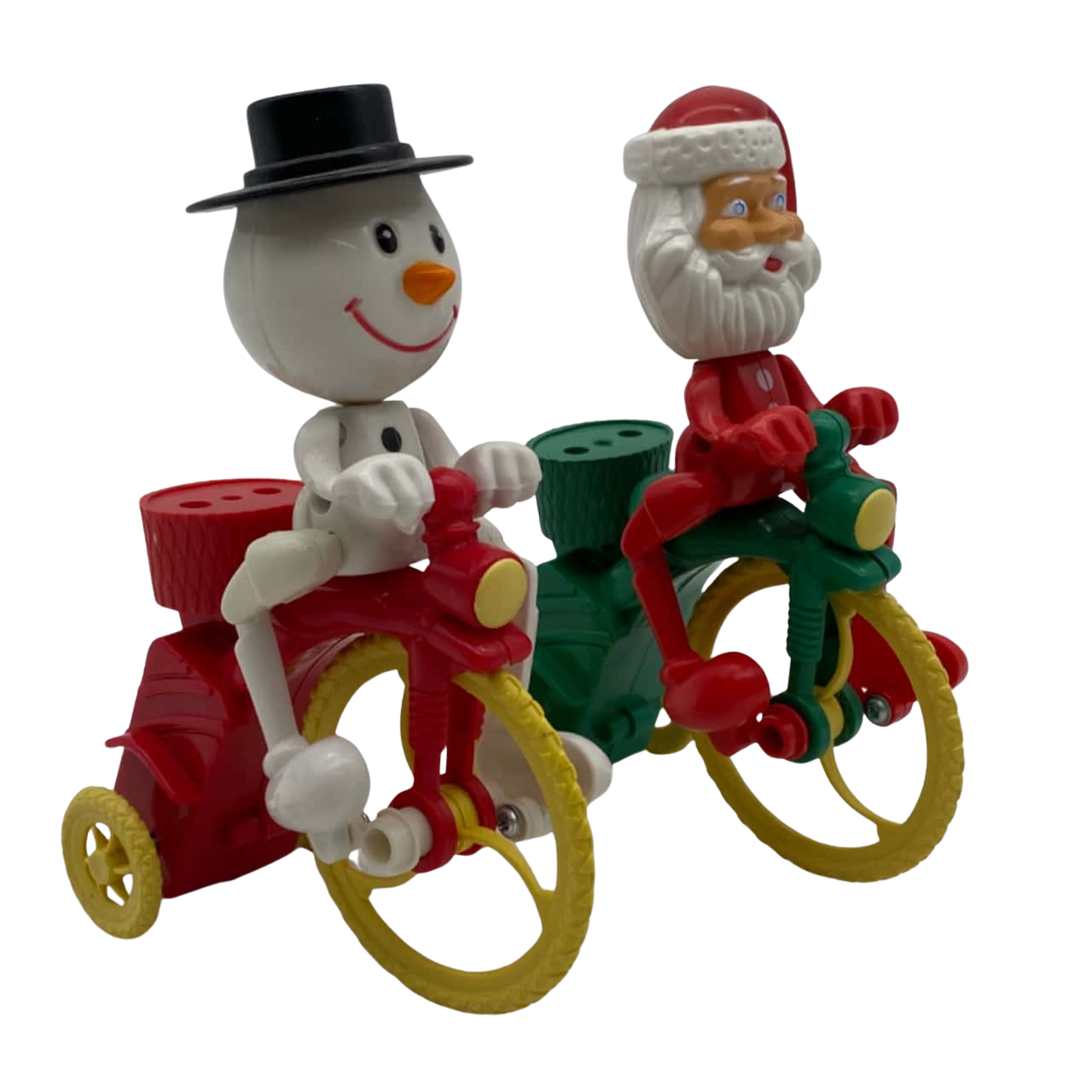 Vintage wind up glass red christmas angel