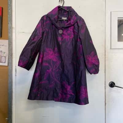 Identity Womens  Size 14 Blazer Floral / Pink  / Purple 