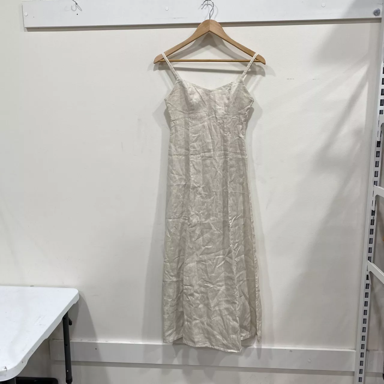 Kookai Womens Size 34 Maxi Dress Beige (s) - Used Very Good