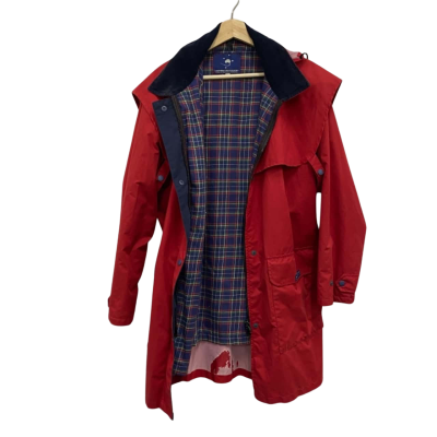 Southern Cross Country Mens Size L Rain Jacket Red 