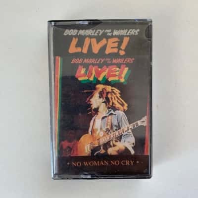 Bob Marley And Wailers Live! No Woman No Cry Cassette Tape