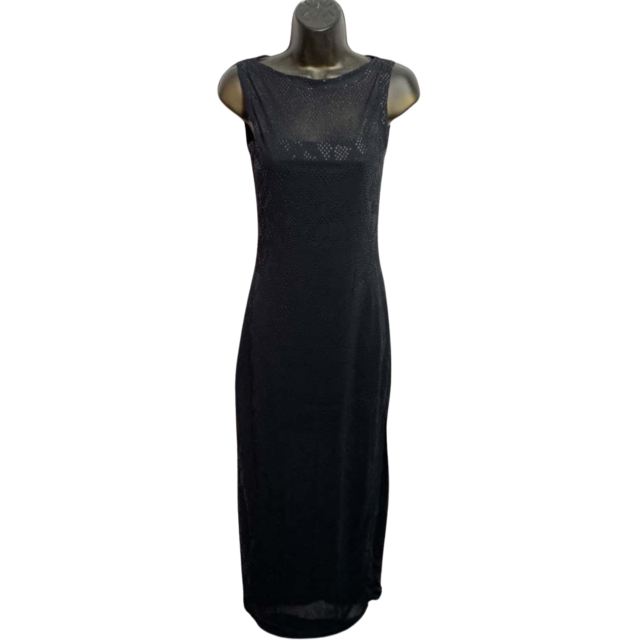 Anya Women’s Size S Black Long Cocktail Dress (s)