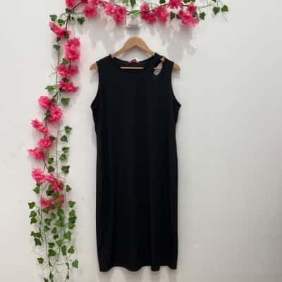 Urban Originals Womens  Size 16 Casual Dress Black  