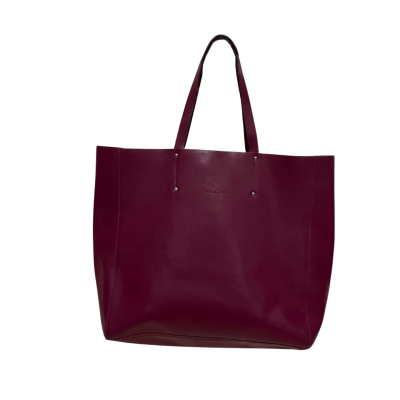  Pulicati Womens Tote Bag Purple Lesther Made In Italy