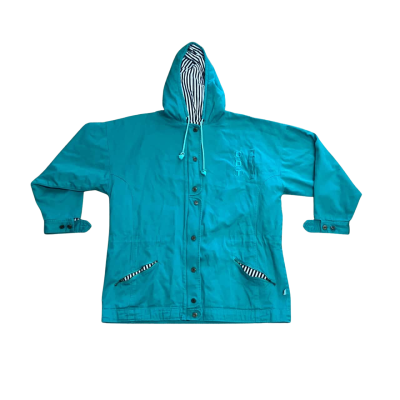 Contempo Green Button Up Jacket Size S