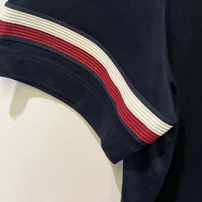 Tommy Hilfiger Mens  Size L Short Sleeve Shirt Navy Blue 